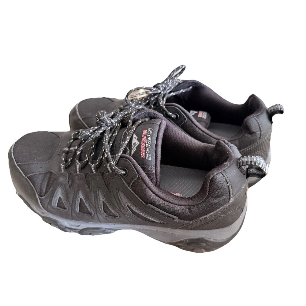 Skechers Mens Terrabite 51844 Black Hiking Shoes Sneakers Size 10.5 Water Resist
